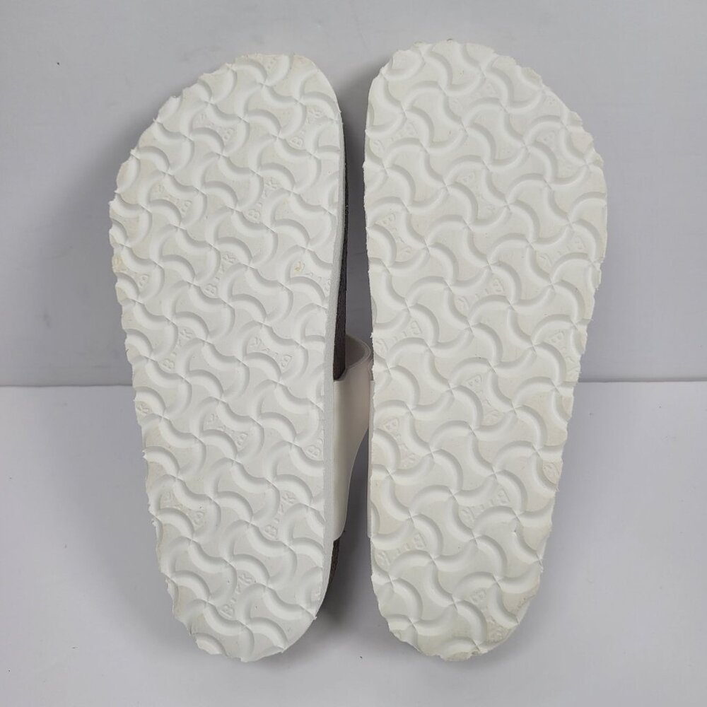Papillio by Birkenstock Gizeh Platform Vegan Womens White Sandal US Size 6 EU 37 - Picture 7 of 8